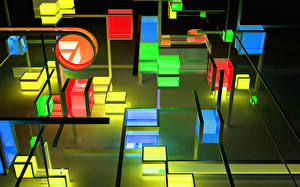 Обои для рабочего стола Геометрия 3D Графика