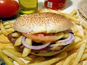 Картинка Гамбургер Пища