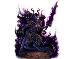 Обои Демон Мечи с демоническим мечом