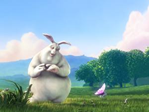 Картинка Кролики большой кролик Мультфильмы