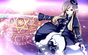 Обои Touhou Collection девочка в маленькой шляпке