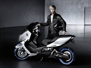 Обои Мотороллер BMW Scooter C Concept Мотоциклы