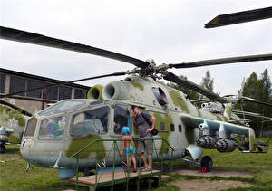 Обои Вертолет Ми 24 первого образца Авиация