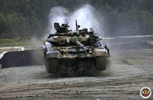Фотографии Танки Т-90 T-90 Армия