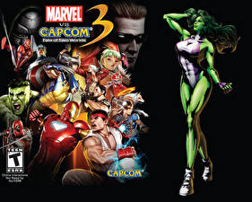 Обои Marvel vs Capcom
