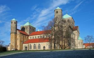 Картинка Храм Германия Церковь St Michaels Church in Hildesheim город