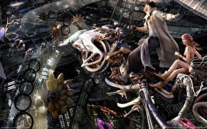 Обои Final Fantasy Final Fantasy XIII компьютерная игра