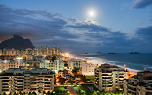 Обои для рабочего стола Бразилия Рио-де-Жанейро Города