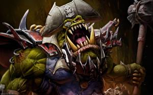 Картинки Warhammer 40000 Warhammer 40000 Dawn of War Клыки компьютерная игра