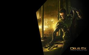 Обои Deus Ex Deus Ex: Human Revolution Киборг Игры