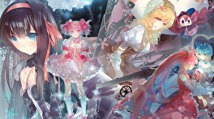 Обои Волшебница Мадока Магика Аниме