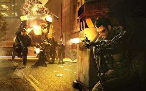 Картинки Deus Ex Deus Ex: Human Revolution Киборг