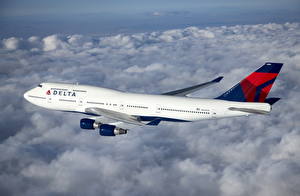 Фотография Самолеты Пассажирские Самолеты Boeing Boeing-747 Авиация
