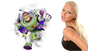 Обои для рабочего стола Veronica Simon молодые женщины