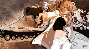 Обои для рабочего стола Нуар Аниме