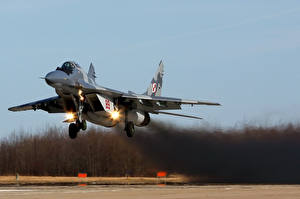 Картинки Самолеты Истребители МиГ-29