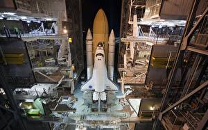 Обои Корабль Ракета Space shuttle Atlantis, Nasa