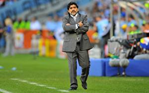 Обои для рабочего стола Diego Maradona Знаменитости