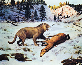 Картинки Древние животные Panthera fossilis