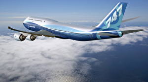 Фотографии Самолеты Пассажирские Самолеты Боинг Boeing-747 Авиация