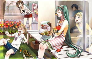 Картинки Вокалоид Аниме Девушки