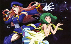 Картинка Macross Frontier Девушки