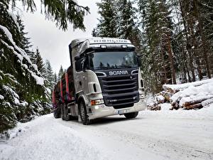 Фотографии Грузовики Scania авто