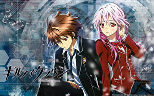 Фотографии Guilty Crown Парни Девушки