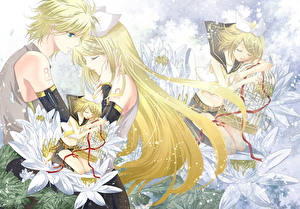 Картинка Vocaloid Аниме Девушки