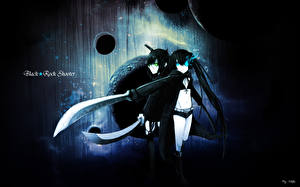 Картинки Black Rock Shooter Девушки