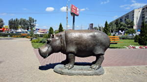 Обои Памятники Волгоград Бегемоту
