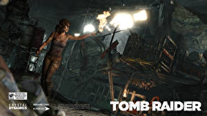 Картинка Tomb Raider Tomb Raider 2013 Лара Крофт Девушки