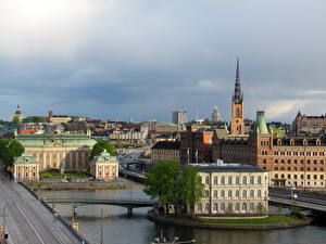 Фотографии Швеция Стокгольм Города
