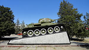 Обои для рабочего стола Памятники Т-34 Волгоград город