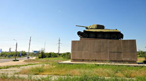 Картинки Памятники Т-34 Волгоград