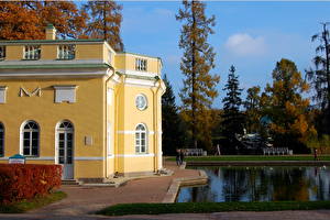 Обои Санкт-Петербург Pushkin (Tsarskoye selo). The Upper Bath pavilion