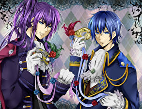 Картинки Вокалоид Парни Kamui Gakupo & Kaito Аниме