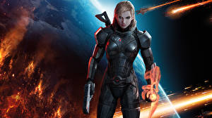Фото Mass Effect Mass Effect 3 Фэнтези Девушки