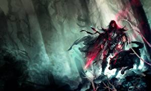 Фото Воины Копья Броня С мечом Фантастика