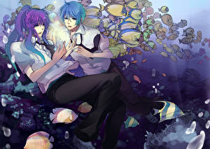 Обои Vocaloid Парни Аниме