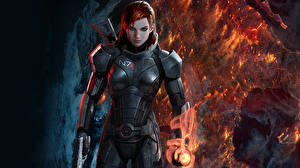 Фото Mass Effect Mass Effect 3 Девушки