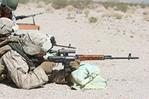 Фотографии Солдаты Снайперская винтовка Снайпер военные