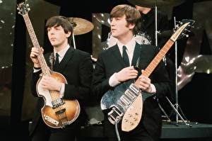 Фотографии The Beatles Пол Маккартни, Джон Леннон Музыка Знаменитости