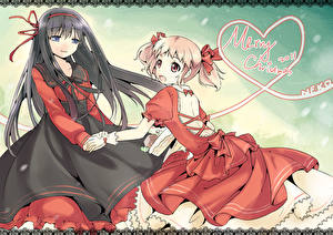 Фото Mahou Shoujo Madoka Magica Аниме Девушки