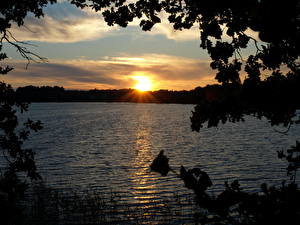 Фотографии Озеро Литва Озеро Плателяй Природа