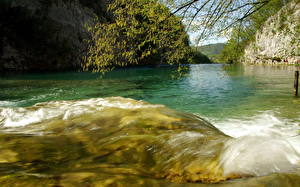 Фотография Озеро Хорватия Plitvice Lakes National Park Природа
