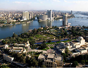 Обои для рабочего стола Египет Каир город