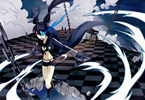 Фотография Black Rock Shooter Девушки