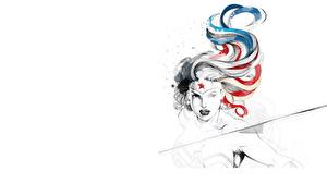 Картинка Герои комиксов Чудо-женщина герой Фэнтези