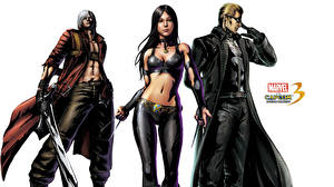 Обои Marvel vs Capcom Девушки